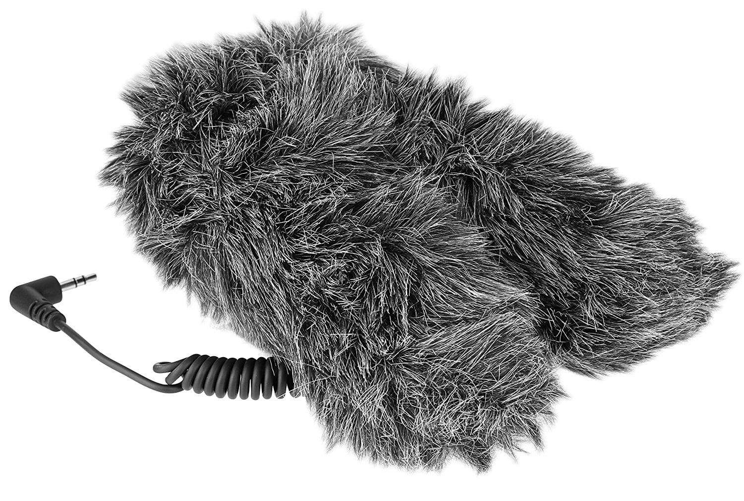 Movo WS-SM440 Furry Outdoor Microphone Winddisplay Muff Custom Fit for Sennheiser MKE 440 Compact Stereo Shotgun Microphone