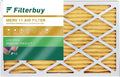 Filterbuy 16x25x4 MERV 11 Pleated HVAC AC Furnace Air Filters (1-Pack)