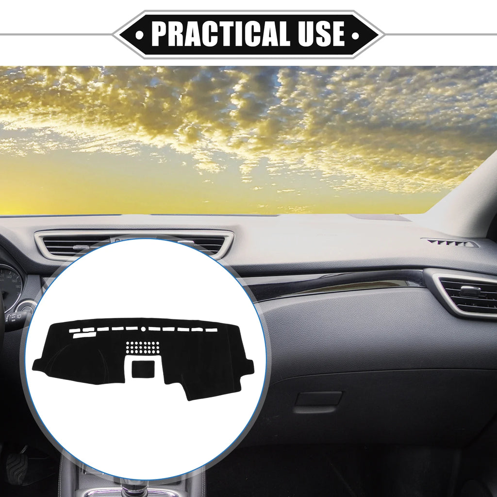 Unique Bargains Car Center Console Dashboard Cover Mat Compatible for Ford F150 2015-2020 Protective Polyester