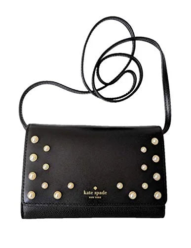 Kate Spade New York Women's Summer Serrano Place Pearl Crossbody Bag No Size (Black)