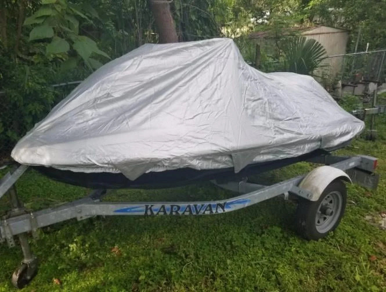 UV Reflective, Travel, Storage and Mooring Watercraft PWC Jet Ski Cover for Polaris MSX 110 2003 2004