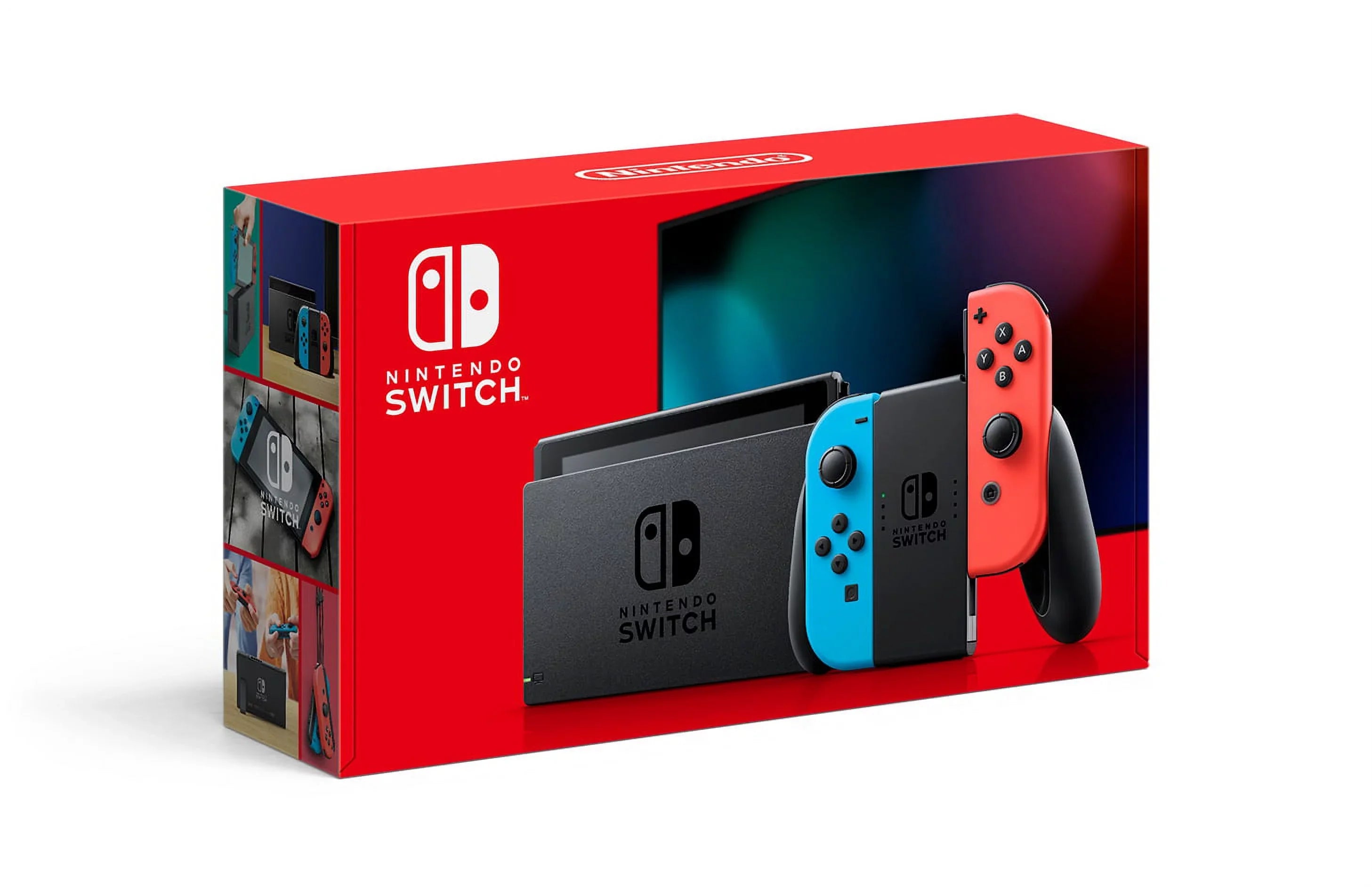 Nintendo Switch Console With Neon Red/Blue Joy-Con (2019)