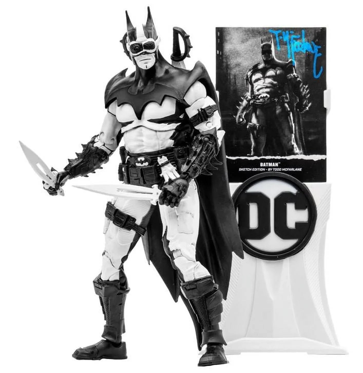 DC Multiverse Batman Sketch Edition Gold Label 7" Action Figure EE Exclusive