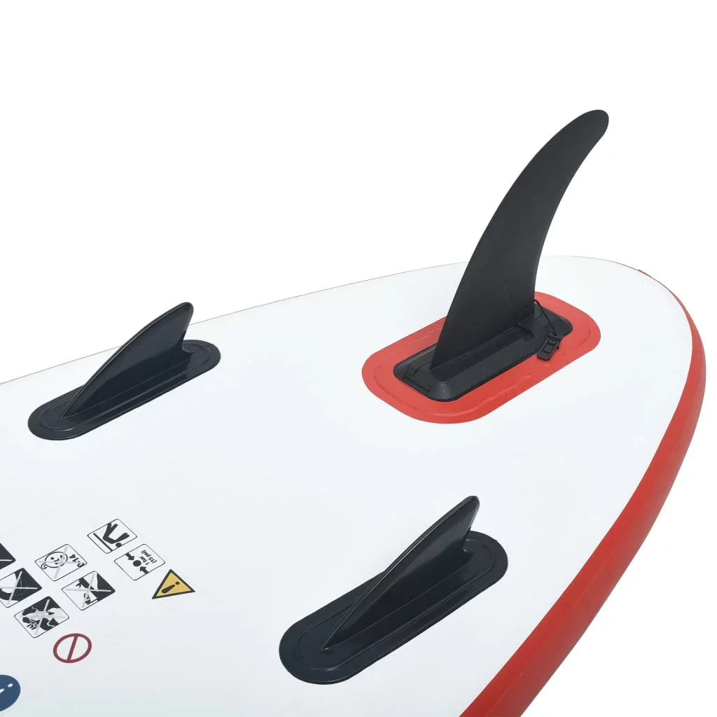 Suzicca Paddle Board Set Surfboard InfLatitudeable Red and White
