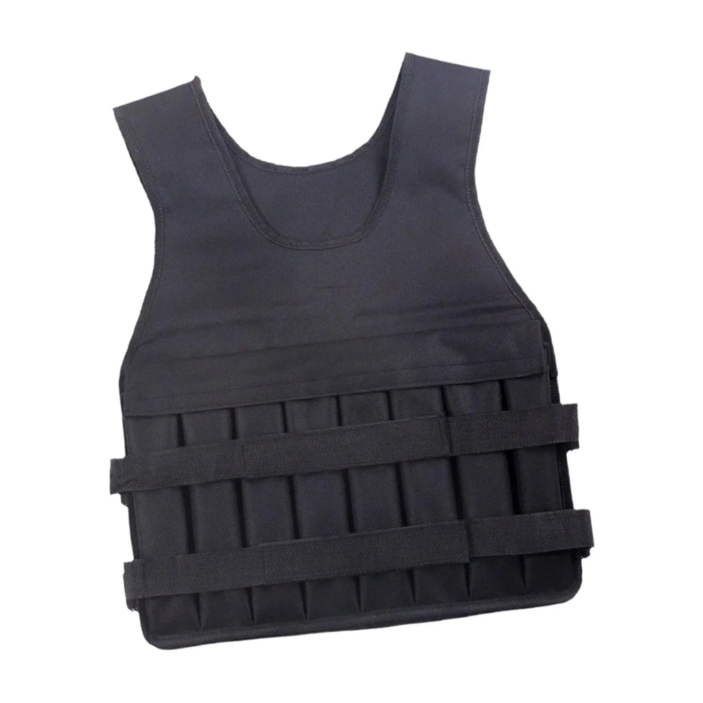 funtasica Loading Vest Exercise Jacket for Boxing Running Gym Fitness 8 Pockets Exercise Slim Design Strength Training Body Weight Vest
