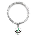 Rock Roll High Notes Intense Sliver Bracelet Pendant Jewelry Chain Adjustable Bangle