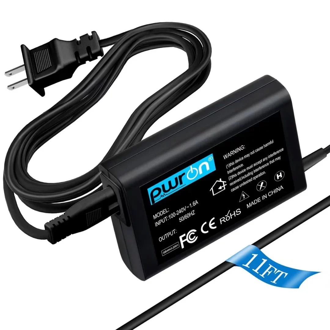 PwrON Compatible AC/DC Adapter Replacement for  HT-MT300 HT-MT300/W HT-MT300/B 2.1 Channel Compact Soundbar SA-MT300 SAMT300 Active Speaker System Power Supply Cord