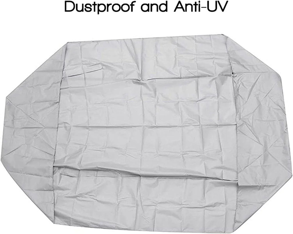 Miumaeov InfLatitudeable Boat Cover Heavy-Duty Waterproof and UV-Resistant Marine Grade Polyester for V-Shaped Hull Professional Type Fishing Boat Speed Boat Bass Boat