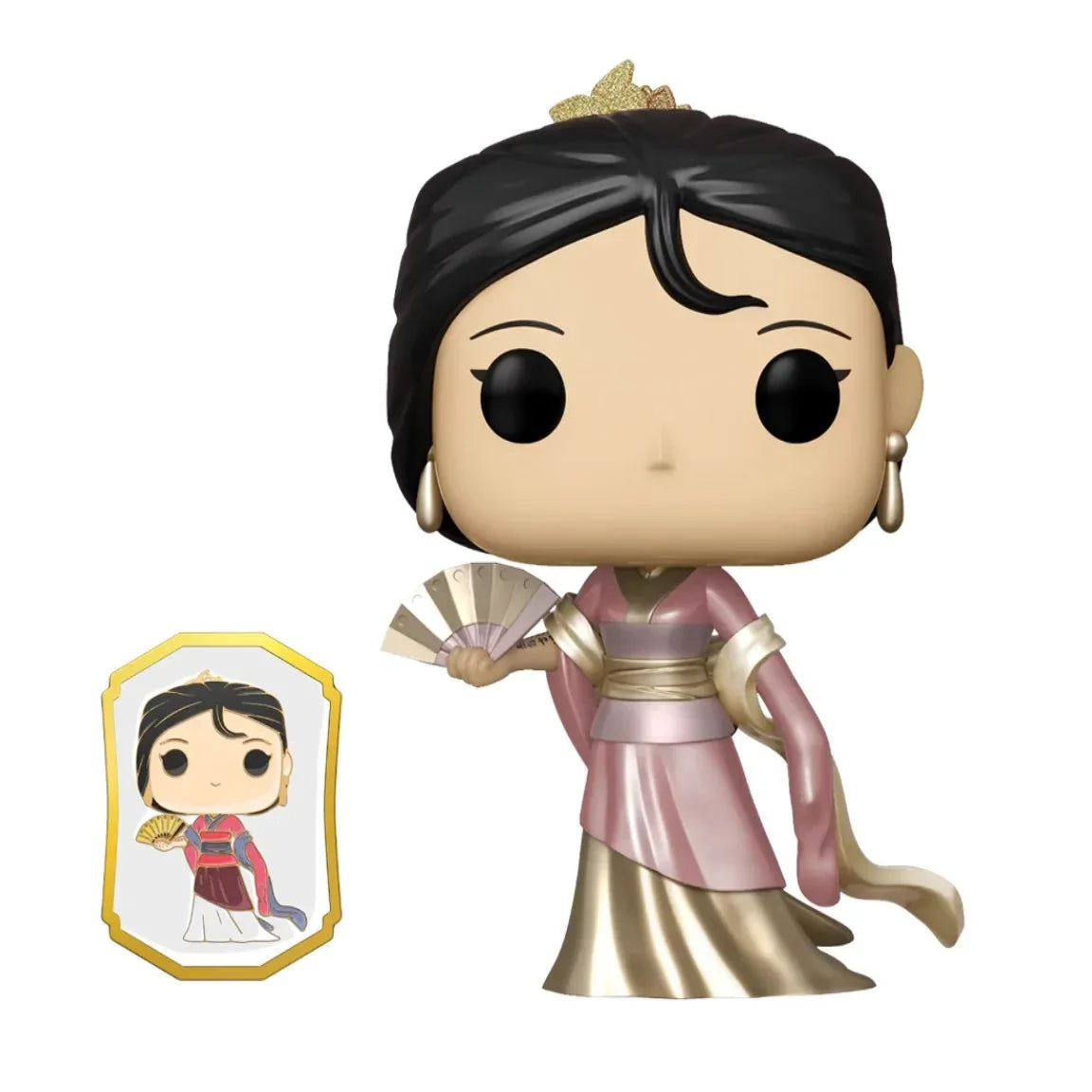 Funko Pop! Disney Princess - Mulan (Gold with Pin Exclusive) Vinyl Figure