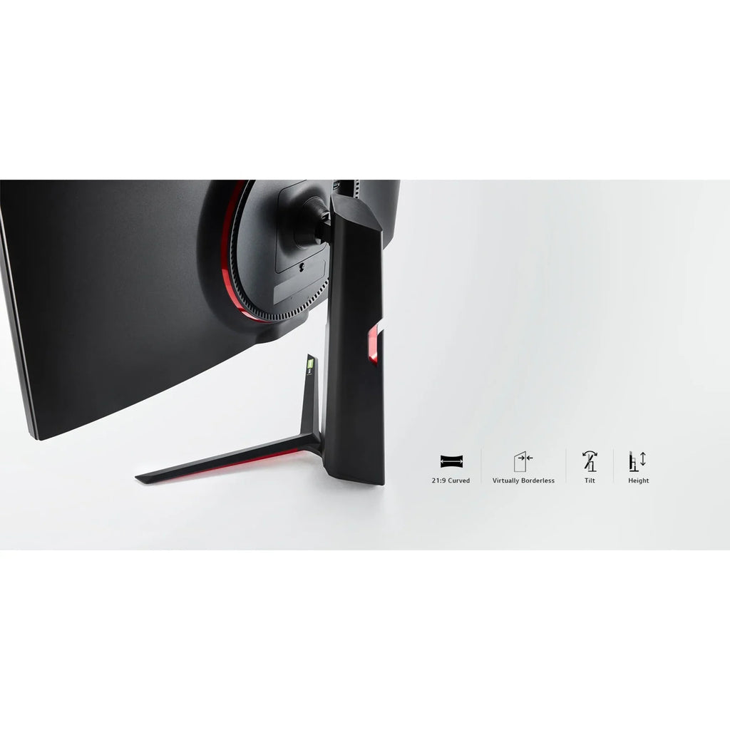 LG 34" 160Hz (Overclock) Nano IPS UltraWide QHD Gaming Monitor AMD FreeSync Premium & G-SYNC Compatible 3440 x 1440 (2K) 2 x HDMI, DisplayPort, USB 3.0 UltraGear 34GN85B-B