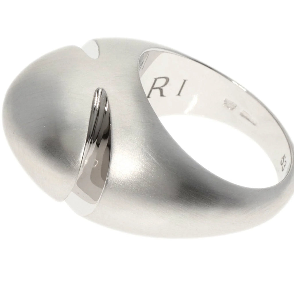 Pre-Owned Bvlgari Cabochon #53 Ring K18 White Gold Women's BVLGARI (Good)