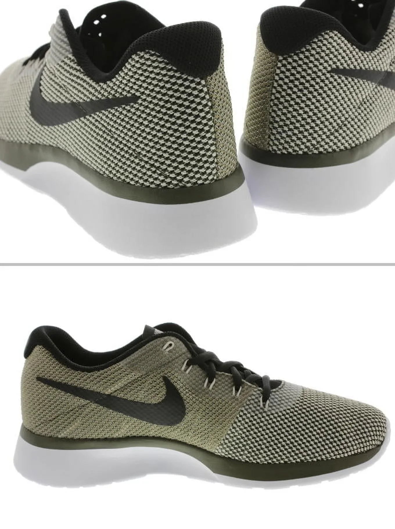 NIKE  Tanjun Racer Sneakers Women's Sz 7 Shoe 921668 301 Cargo Khaki/Light Bone