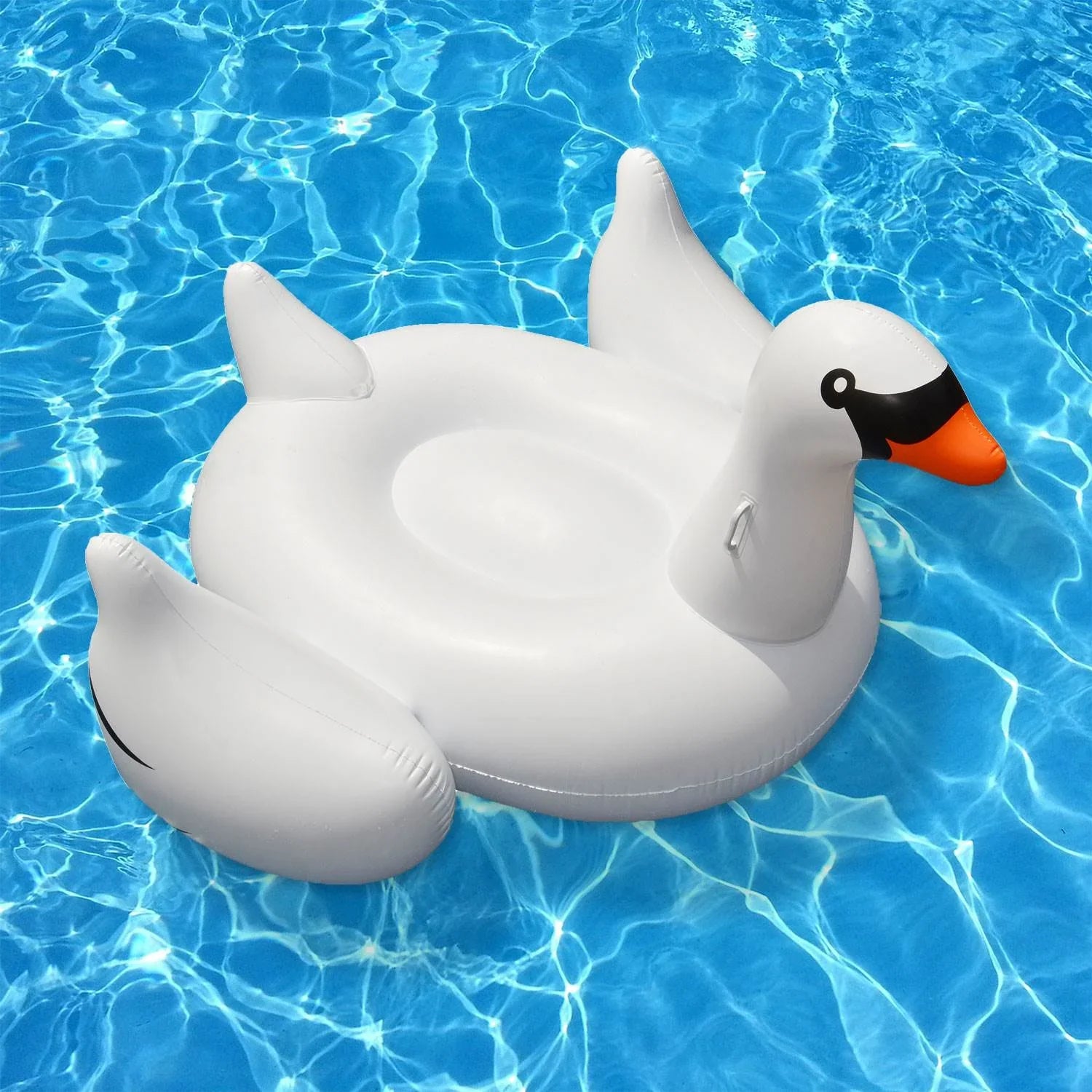 4-Pack Swimline Giant InfLatitudeable Ride-On 75-Inch Swan Floats | 4 x 90621