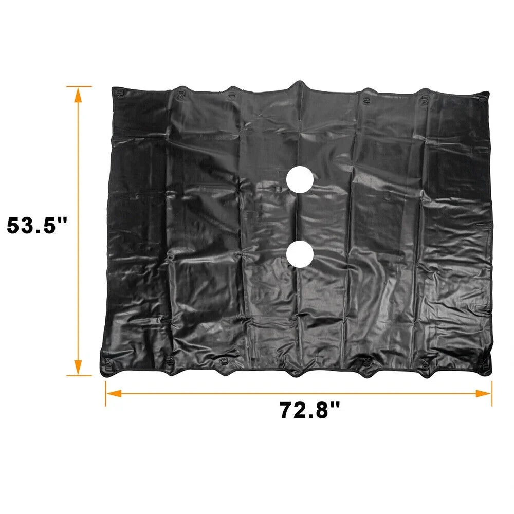 JLLOM Premium Jeep Wrangler JK JKU 07-18 Leather Top Sunshade - Easy Install, Maximum Sun Protection