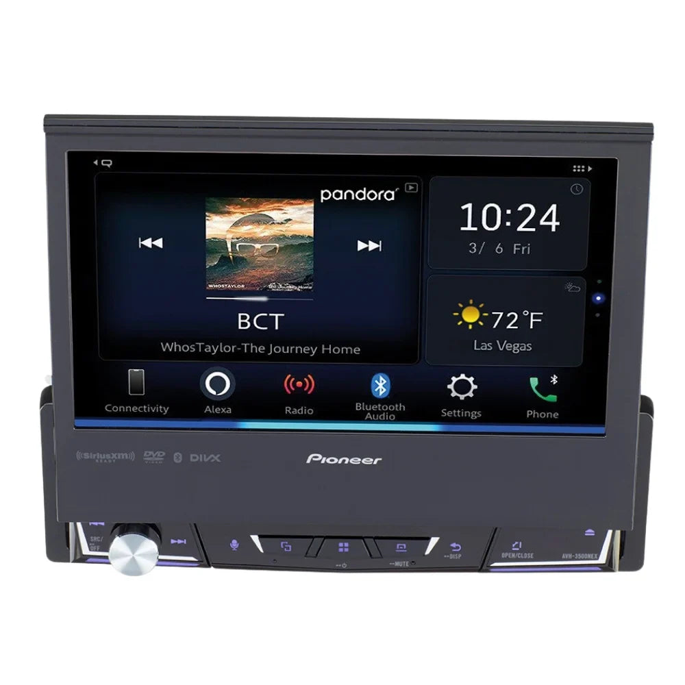 New Pioneer AVH-3500NEX 6.8" Multimedia DVD Receiver w/ Bluetooth & Backup Camera
