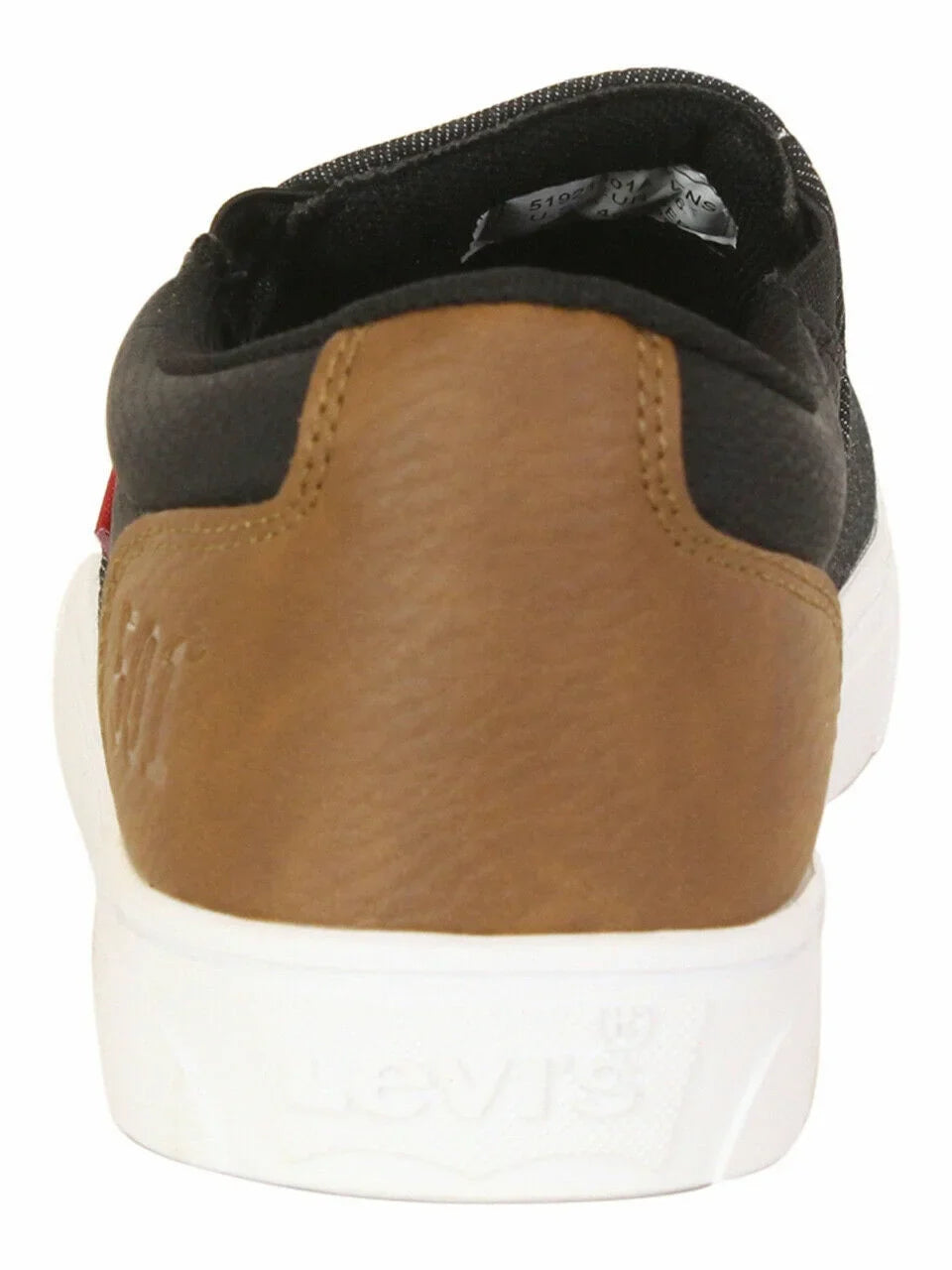 LEVIS JEFFREY 501 SLIP-ON LOW TRAINER SPORT SNEAKERS MEN SHOES BLACK SIZE 11 NEW