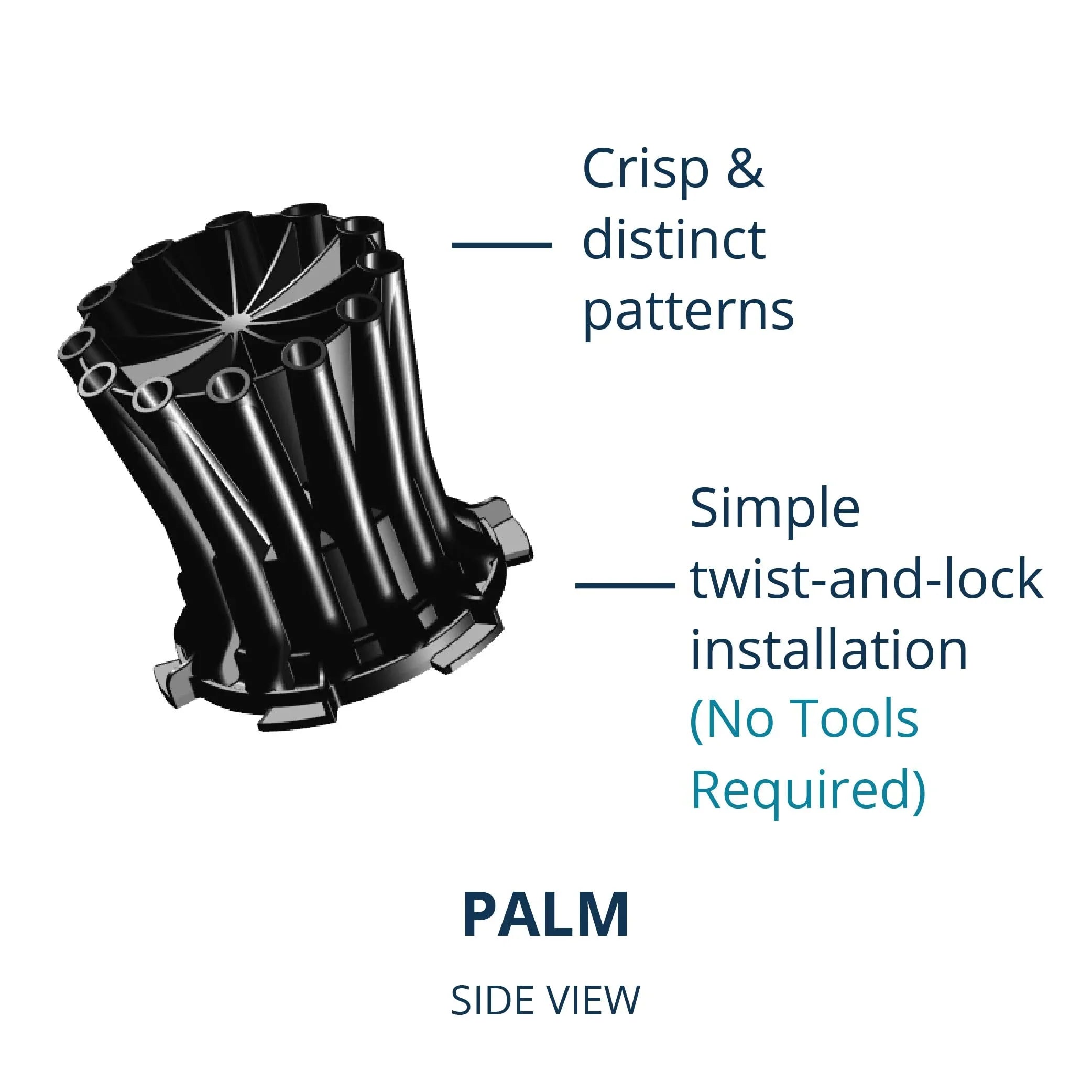 Kasco J Series 2 , 3 , 5  & 7-1/2  Palm Premium Fountain Nozzles Only (Fountain not Included)