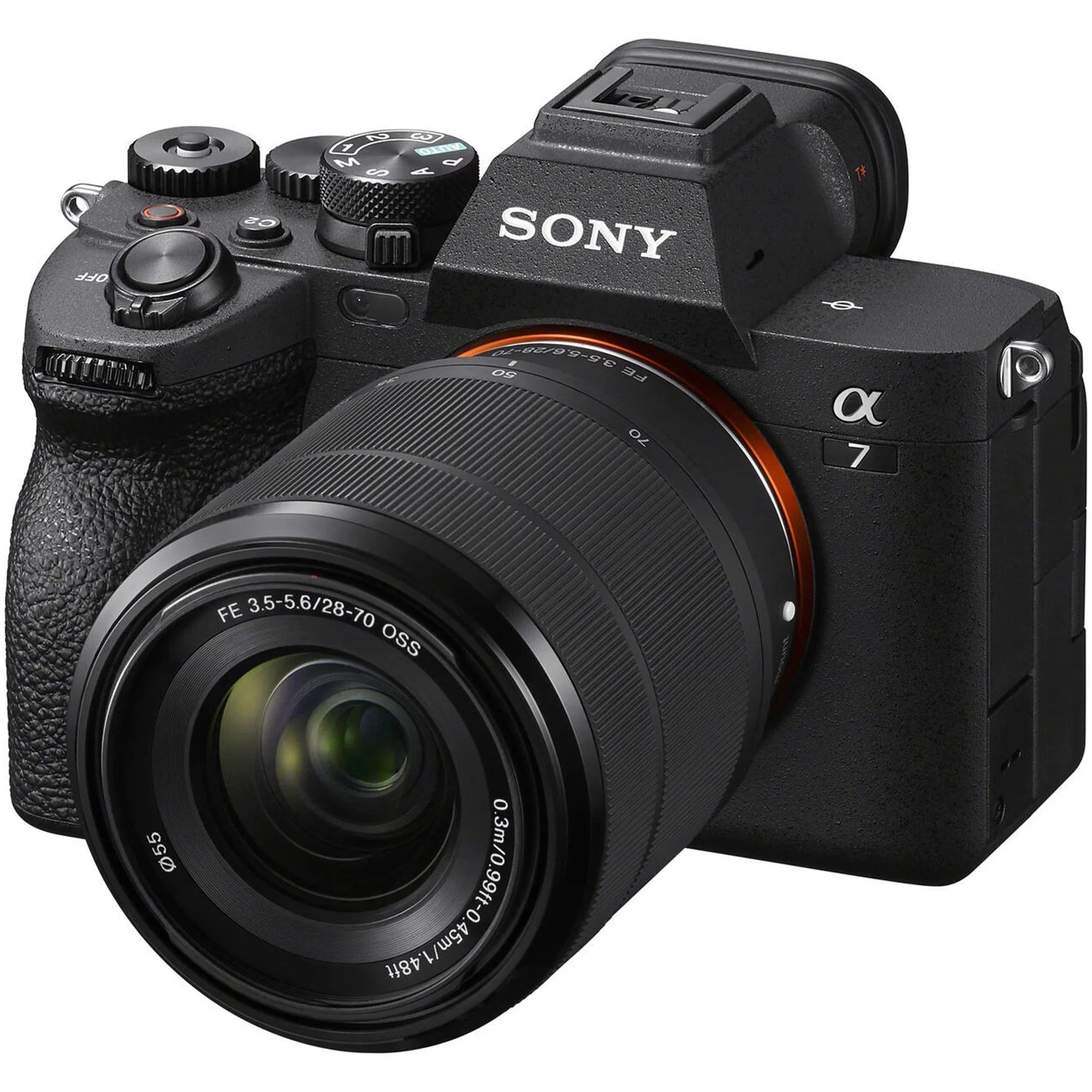 Alpha a7 IV Mirrorless Digital Camera with FE 28-70mm Lens + 2 Pack SanDisk 128GB Card + Case + Tripod + ZeeTech Accessory Bundle