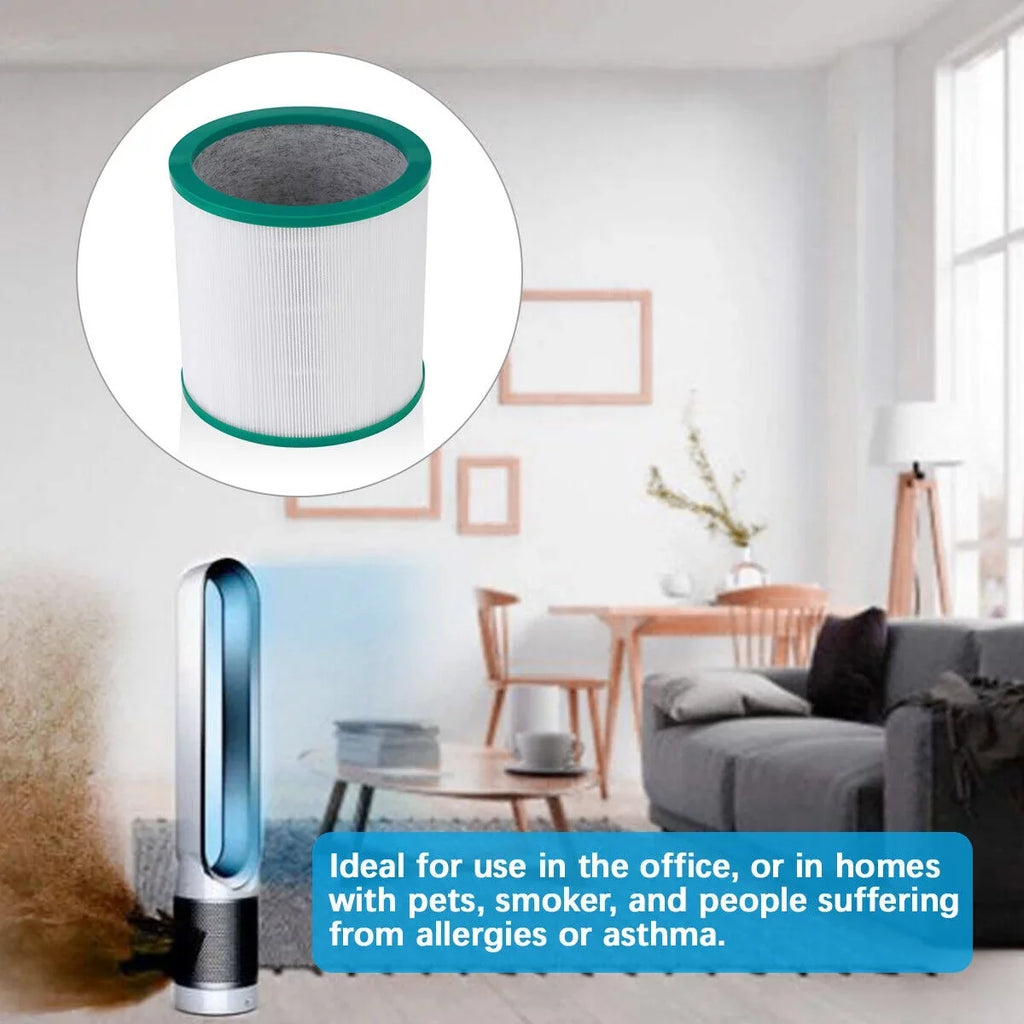 4 Pack Air Purifier HEPA Filter for Dyson Pure Cool Link TP00 TP02 TP03 968126-03
