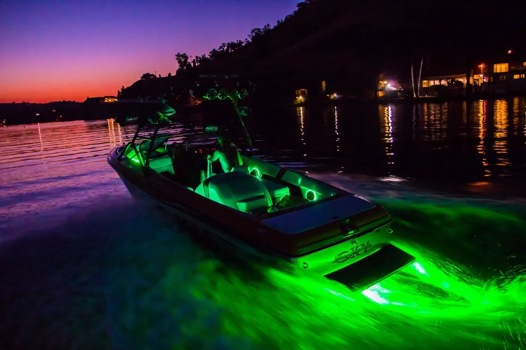 Pontoon Boat Light, Marine Led Light Strip for Duck Jon Bass Boat Sailboat Kayak Flex Lighting for Boat Deck Light Accent Light Courtesy Interior Lights Fishing Night 12v