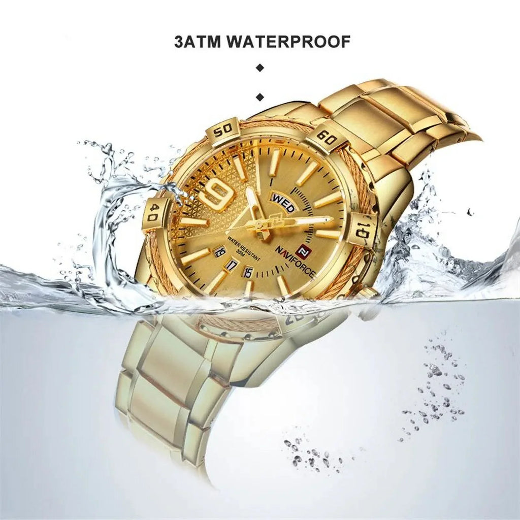 Luxury Brand Men's WristWatch Original Fashion Quartz Classic Watches For Men Waterproof Business Steel Band Clock Man BB