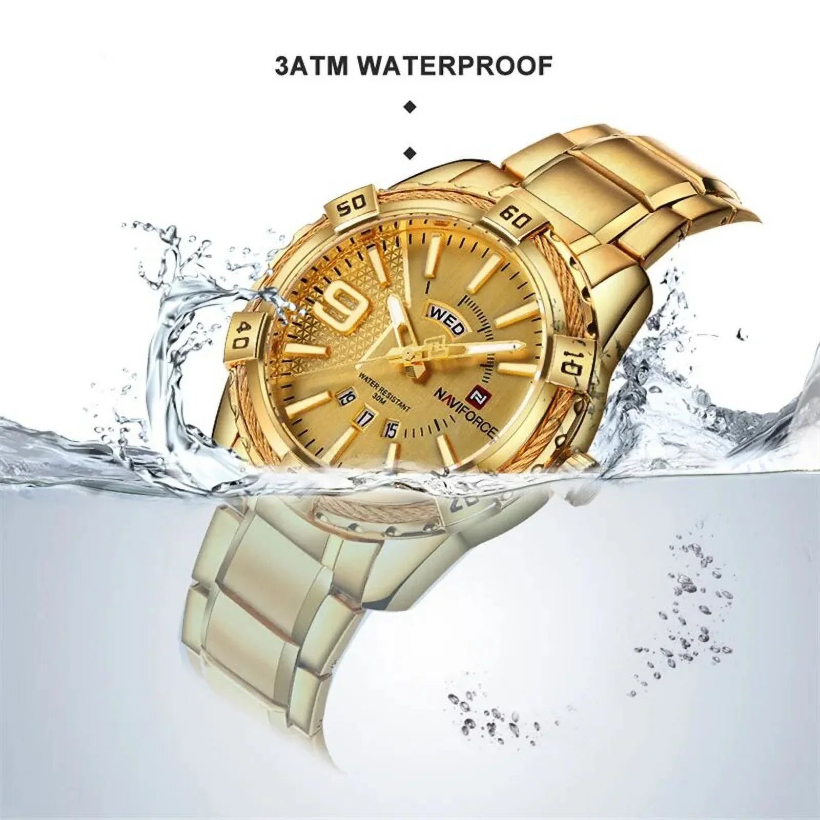 Luxury Brand Men's WristWatch Original Fashion Quartz Classic Watches For Men Waterproof Business Steel Band Clock Man BB