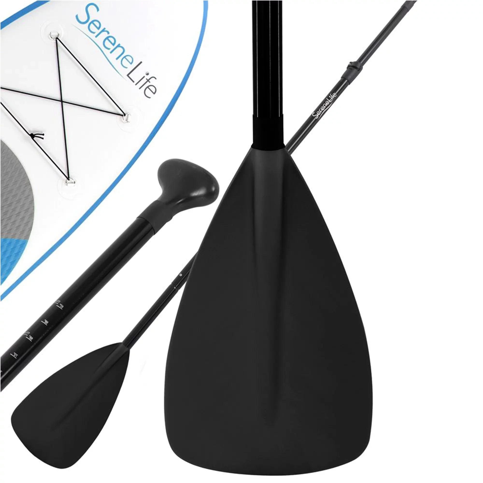 Serenelife Universal Oar with Adjustable Height for Stand Up Paddle Boards