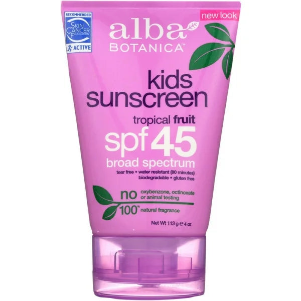 ALBA BOTANICA Kids SPF45 Sundisplay 4 OZ