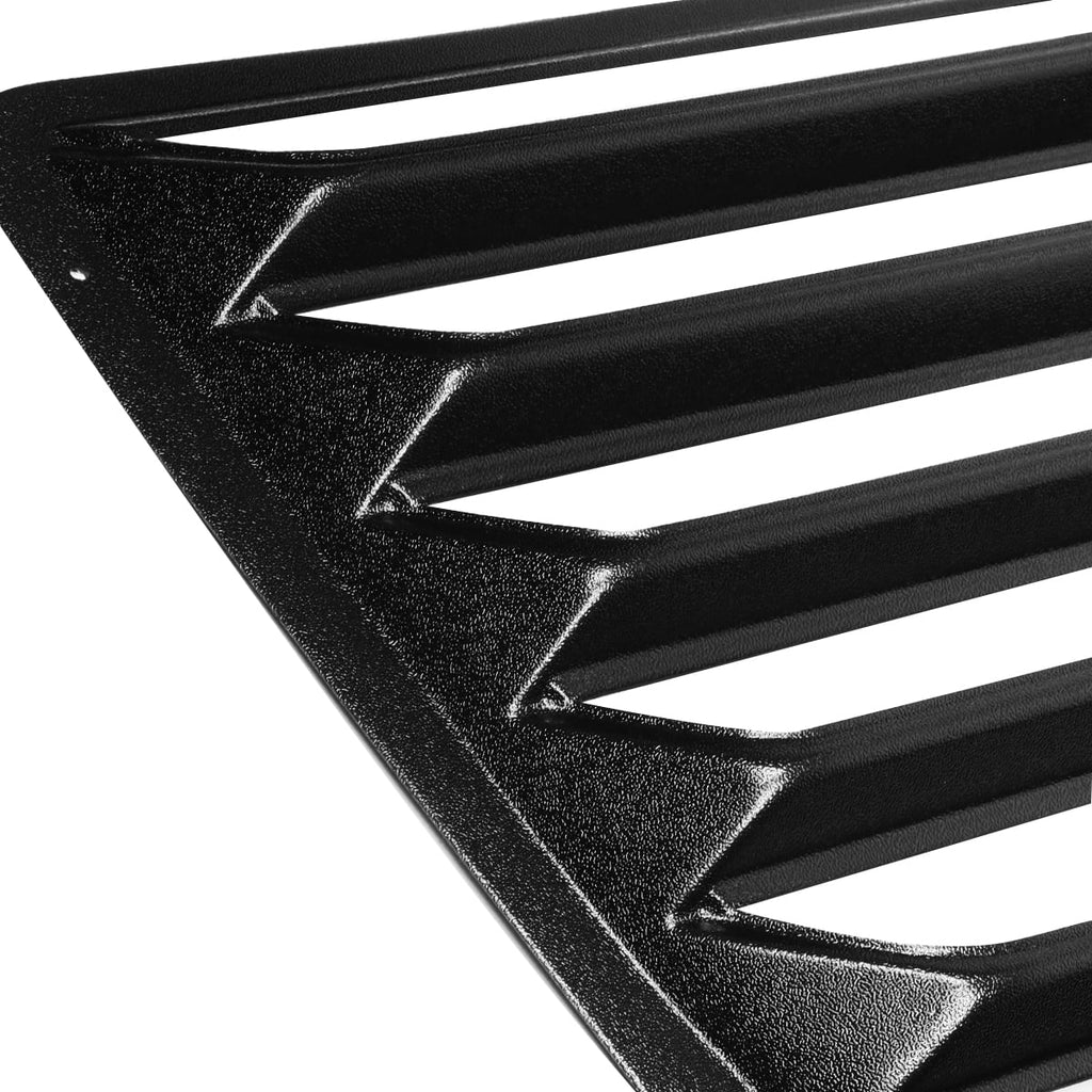 DNA Motoring WINL-004 For 1997 to 2017 Chevy Express GMC Savana 1500 2500 3500 Van 2Pcs Rear Window Scoop Louvers Sun Shade Cover 01 02 03 04 05 06 07 08 09 10 11 12 13 14 15 16