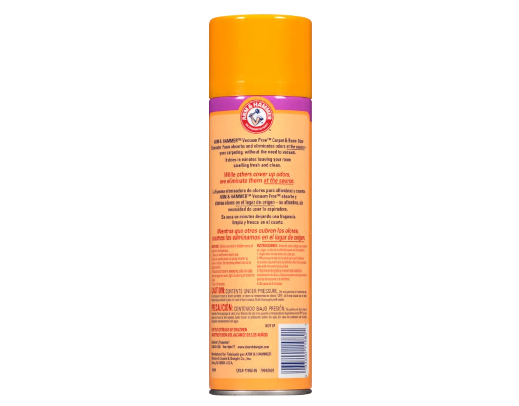 Arm & Hammer Fresh Scentsations Carpet & Room Odor Eliminator Vacuum Free Foam, Island Mist Scent, 15 Ounce - 5 Pack