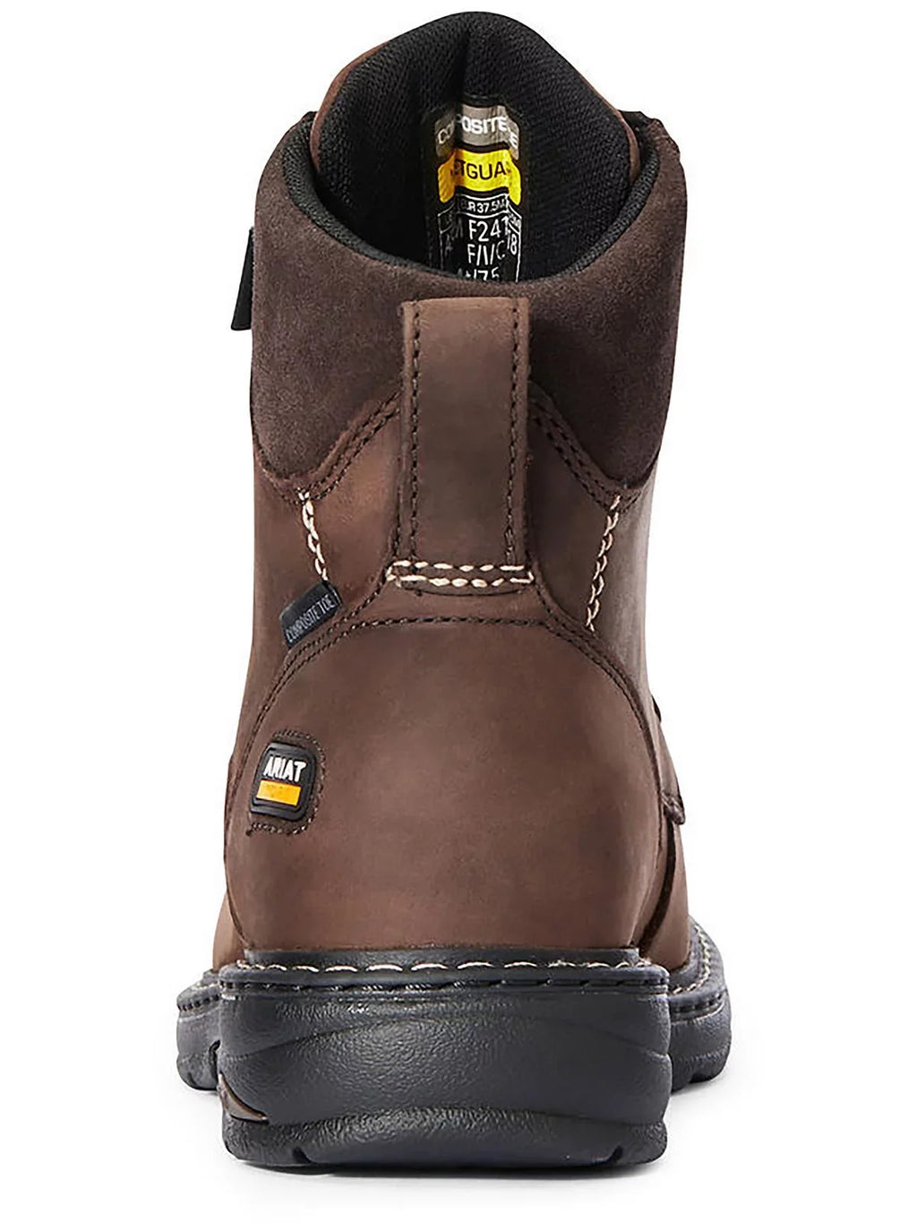 ARIAT WORK Womens 6" Casey Composite Toe Internal Metatarsal Guard Work Boot Oily Distressed Brown - 10033995 OILY