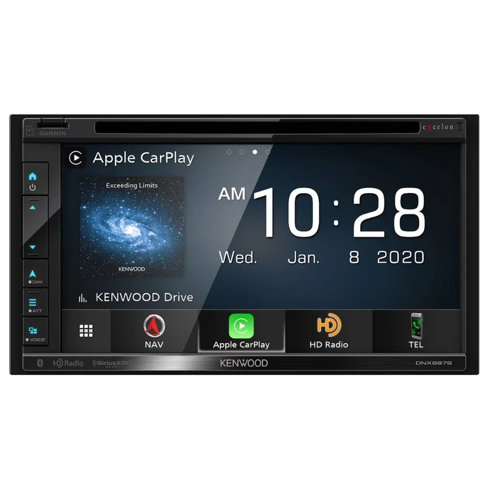 New Kenwood DNX697S 6.8" Navigation DVD Receiver & CMOS-230 Universal Backup Camera