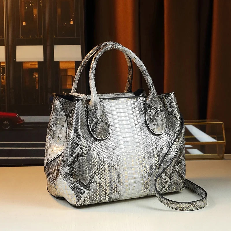 MICHROE PU Leather Handbag For Women  2024 Vintage Style Fashionable Shoulder Crossbody Bucket Bag  Versatile Lady‘s Satchel Bag