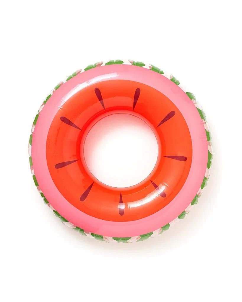 ban.do Float On! Giant Inner Tube, Watermelon Pool Float, Large InfLatitudeable Tube, Adult Floats for Pool, Watermelon