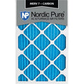Nordic Pure 17x21x1ExactCustomM7-C-12 Exact MERV 7 Plus Carbon AC Furnace Filters, 17 x 21 x 1 in. - Pack of 12