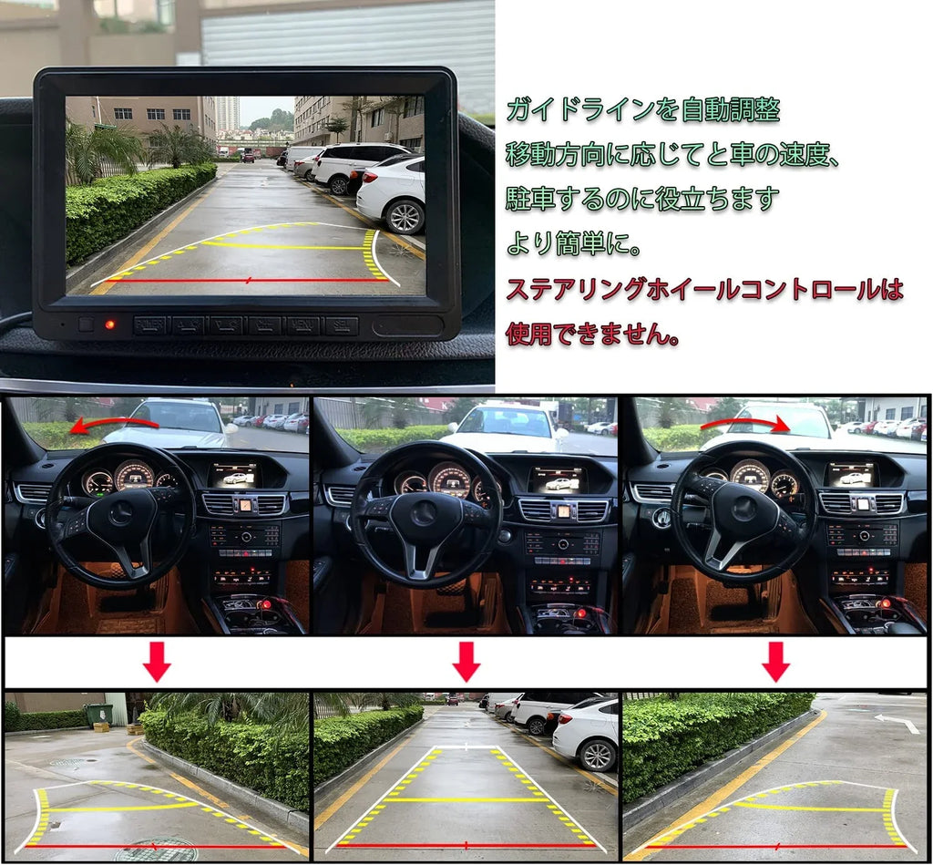 Car Backup Camera with Dyna Trajectory Guide Line, GreenYi HD 960x720 Rear View Camera Waterproof Night Vision
