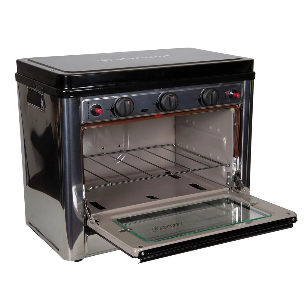 Stansport Propane Outdoor Camp Oven and 2 Burner Range