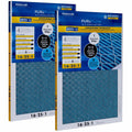 PureFlow, Home Furnace Air Filter 16x25x1, with 4 Layers of Advanced Filtration Technology, MERV-13 Pack-of-2