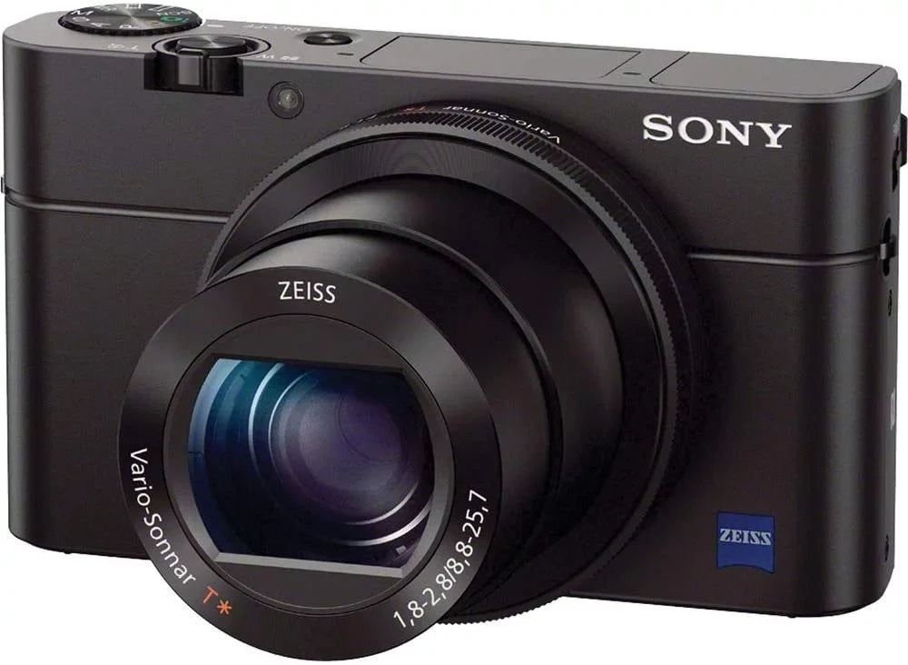 Cyber-Shot DSC-RX100 III Digital Camera (DSCRX100M3B) + 128GB AOM Pro Kit Combo Bundle - International Version (1 Year AOM Wty)