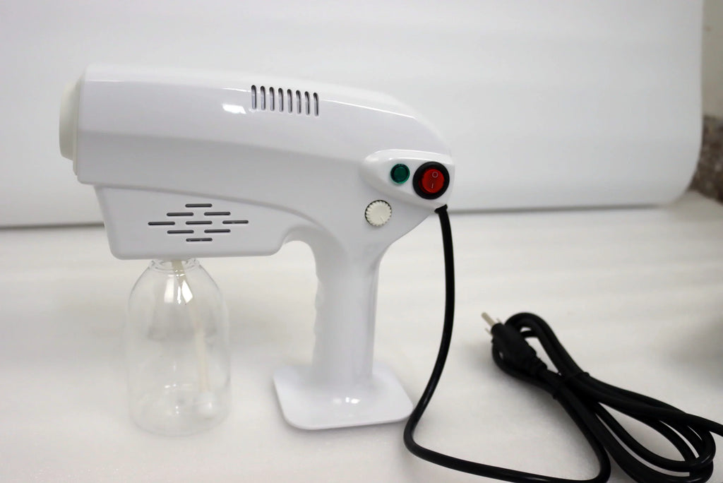 Smart Nano Disinfectant Sprayer Steam Atomizing Fogger Disinfection Sprayer Gun Blue Light 1200W