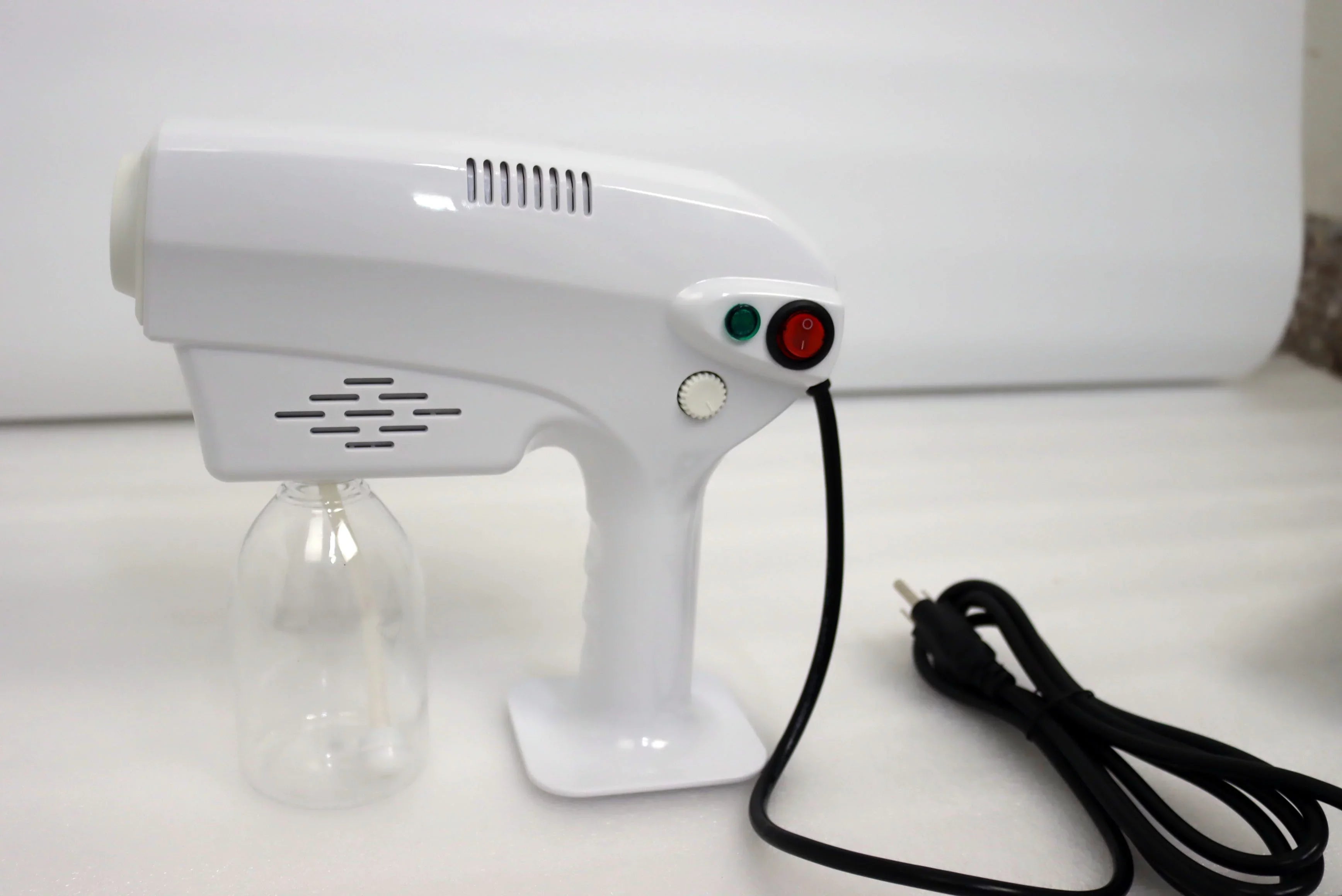 Smart Nano Disinfectant Sprayer Steam Atomizing Fogger Disinfection Sprayer Gun Blue Light 1200W