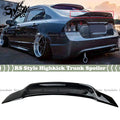 FITS 2006-2011 HONDA CIVIC SEDAN GLOSSY BLACK RS STYLE HIGHKICK TRUNK SPOILER WING