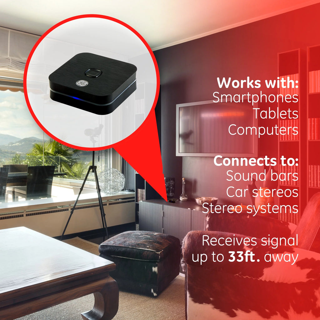 GE Bluetooth HD Audio Receiver, 33625