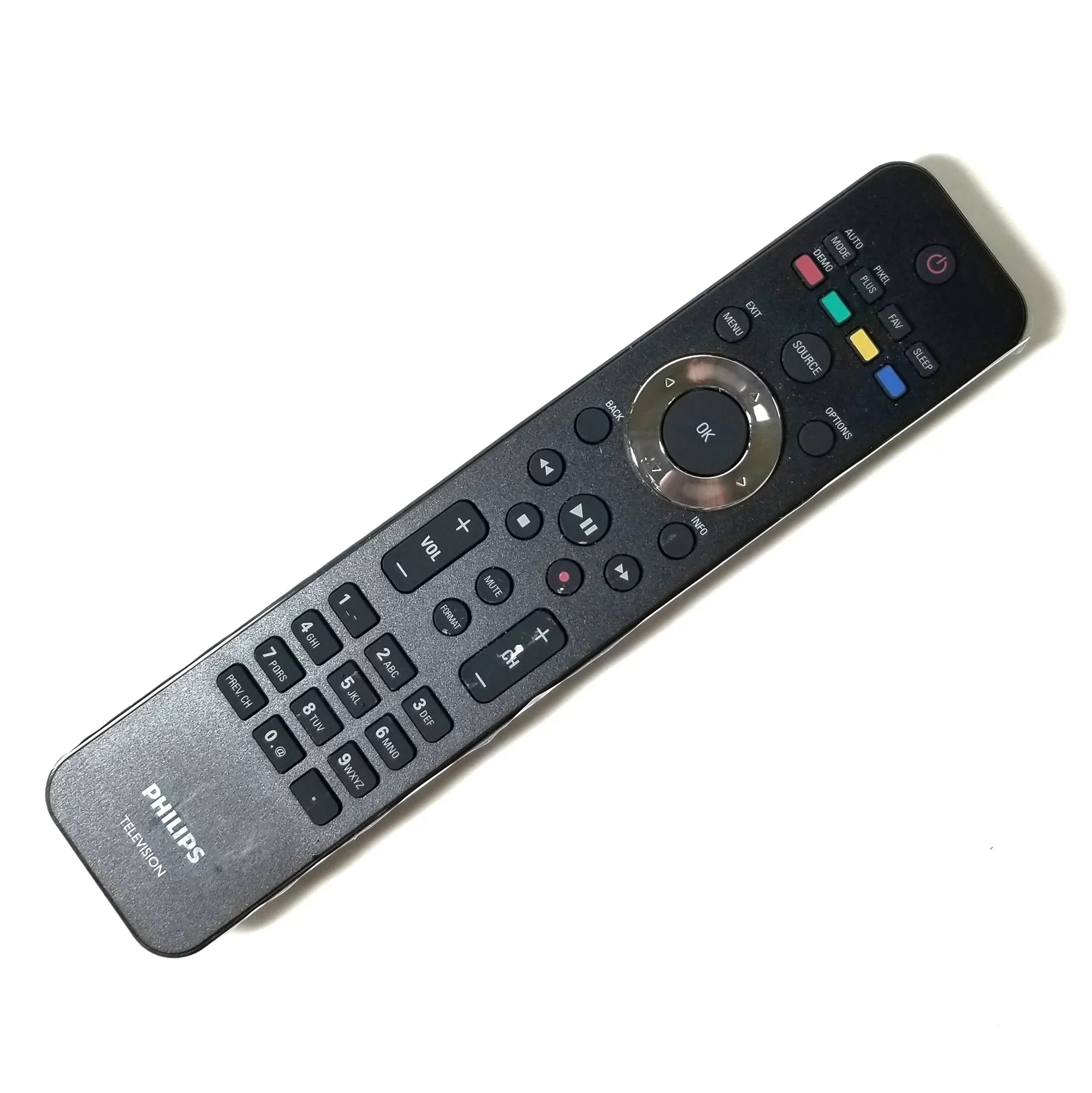 OEM Philips Remote Control: 55PFL5705D, 55PFL5705D/F7, 55PFL5705DV, 55PFL5705DV/F7, 55PFL5706, 55PFL5706/F7