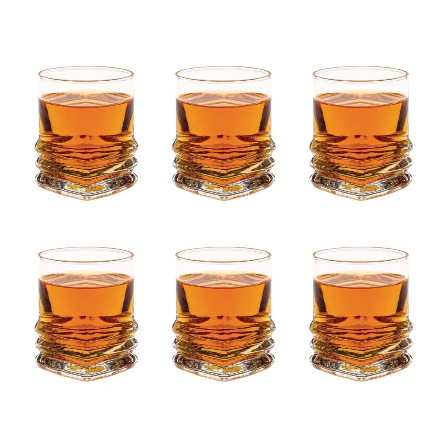 Vikko 1.9 Ounce Shot Glasses, Set of 6 Small Liquor and Spirit Glasses, Durable Tequila Bar Glasses For Alcohol and Espresso Shots, 6 Piece Mini Shooter Glass Set (Chile)