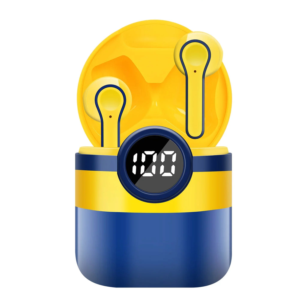 UrbanX Q350 Wireless Earbuds in Ear Bluetooth Headphones For HTC Desire 19+ with Microphone & Digital Display IPX7 Waterproof Deep Bass Bluetooth Earbuds for Sports Work & Music.