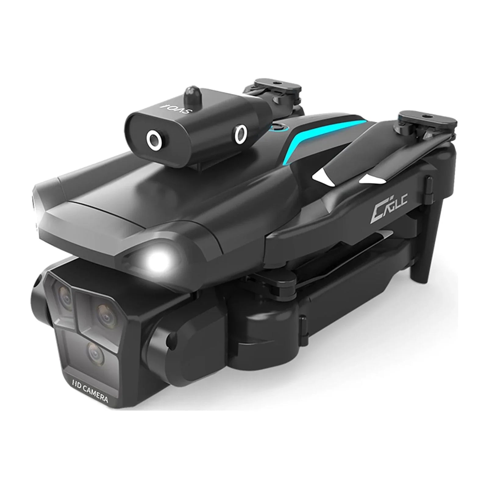 Dcenta Remote Control  with Camera 4K 3 Front Camera 2 Bottom Camera Obstacle Avoidance 5GWiFi FPV Storage Bag Package Trajectory Flight Gesture Photography Follow Flight
