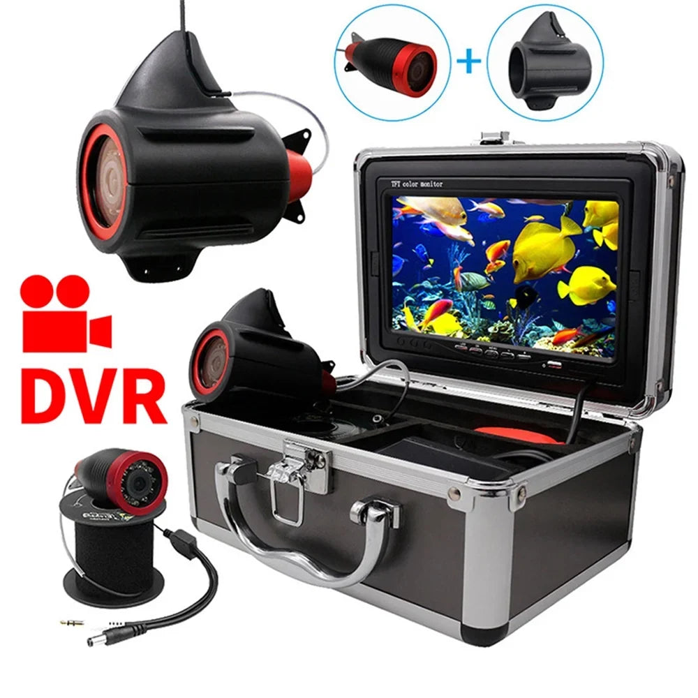 Erchang 7 Inch DVR Underwater Fishing Camera - Portable Video Fish Finder for Lake and Sea Fishing