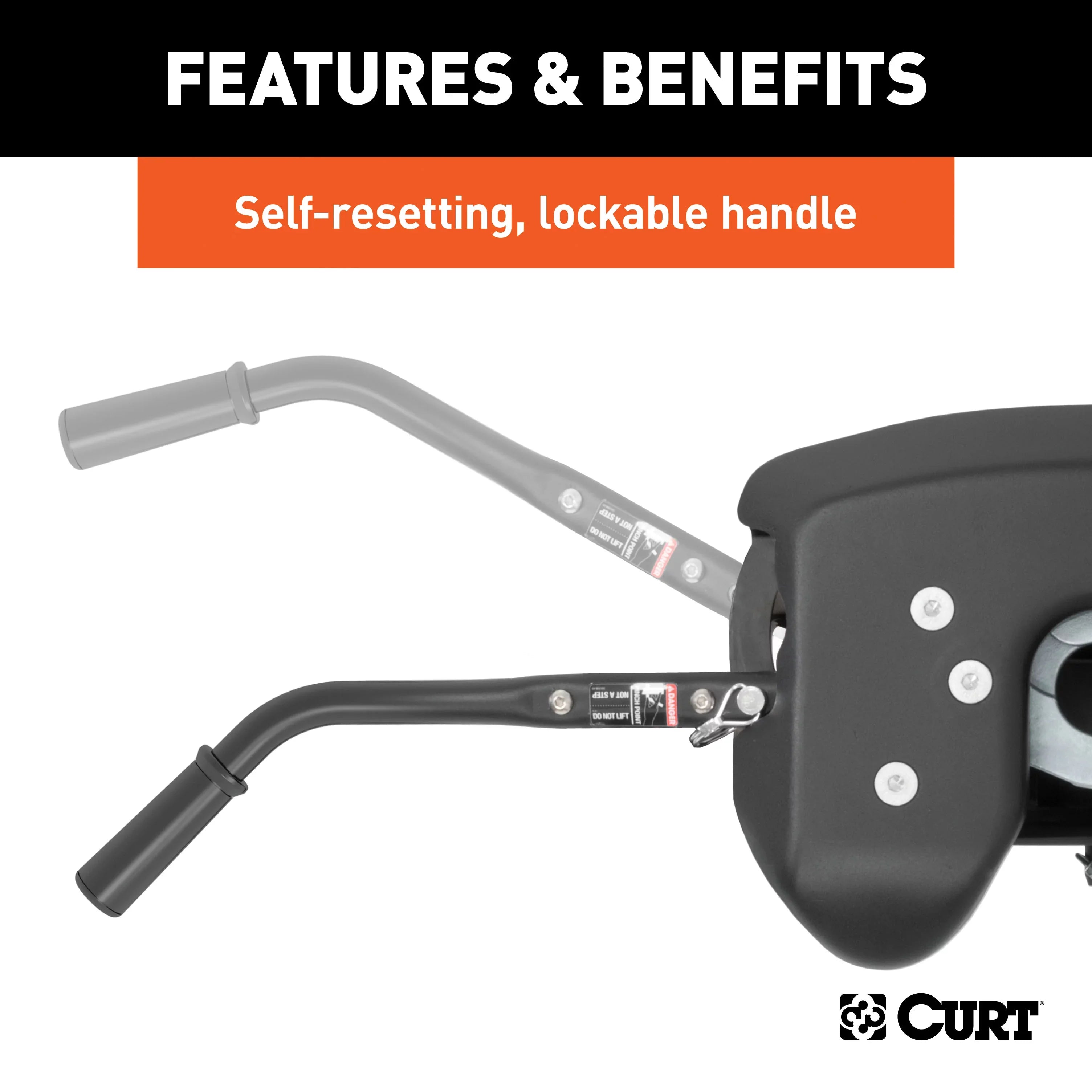 CURT 16066 A25 5th Wheel Hitch, 25,000 lbs, Select Chevrolet Silverado, GMC Sierra 2500, 3500 HD, 8-Foot Bed Puck System