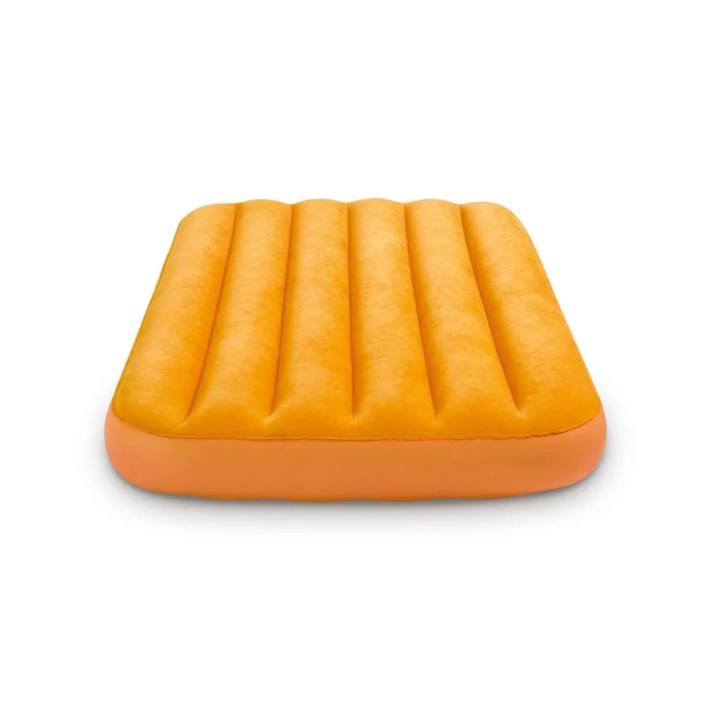 Intex Cozy Kidz Bright & Fun-Colored InfLatitudeable Air Bed w/ Carry Bag (2 Pack)